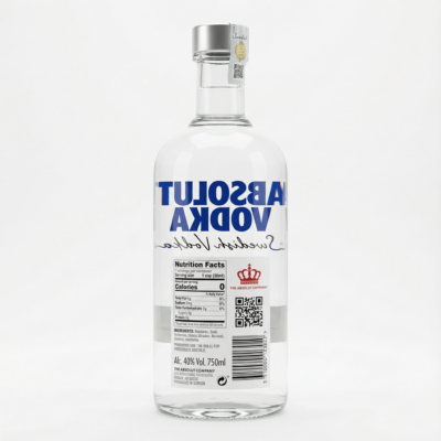 ABSOLUT VODKA NR 75 cl - Arrière