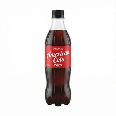 AMERICAN COLA ZERO 125CL - Face