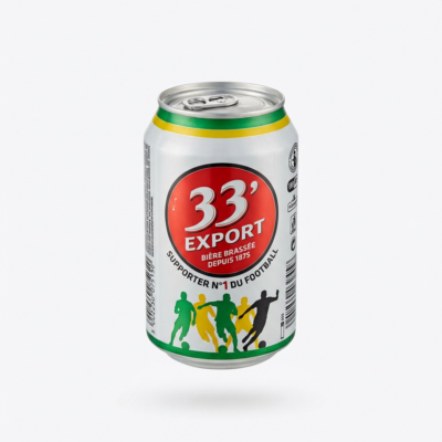 BIERE EN CANETTE 33 EXPORT 33 cl - Face