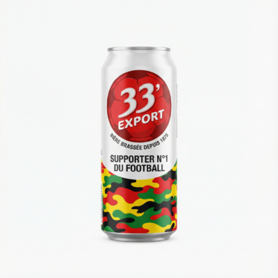 BIERE EN CANETTE 33 EXPORT 50 cl - Face