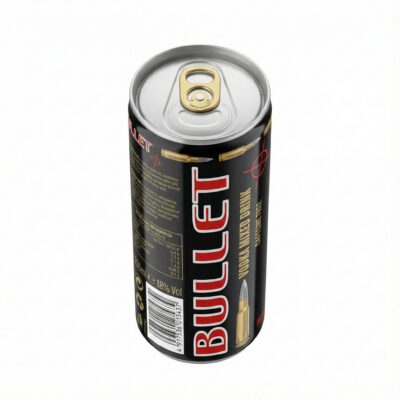 BIERE EN CANETTE BULLET 250ML - Dessus