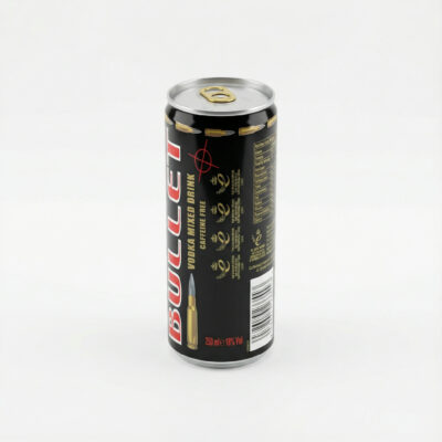 BIERE EN CANETTE BULLET 250ML - Latérale
