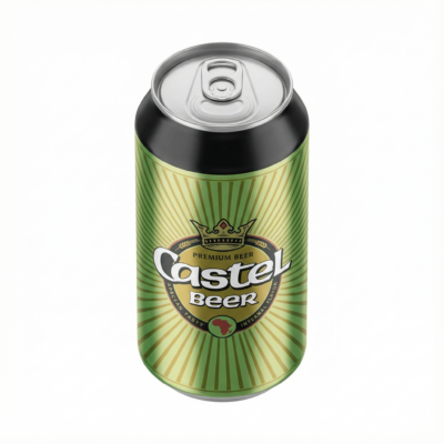 BIERE EN CANETTE CASTEL 50CL - Dessus