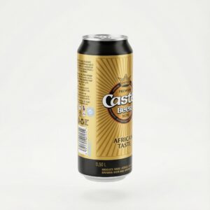 BIERE EN CANETTE CASTEL 50CL - Face