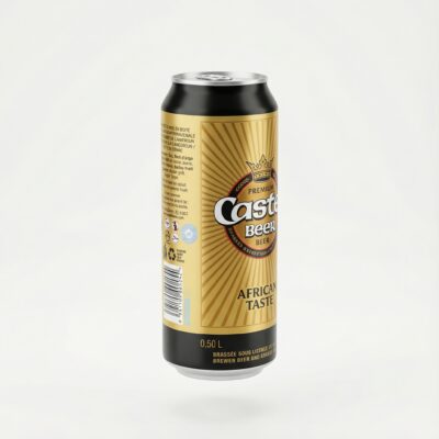 BIERE EN CANETTE CASTEL 50CL - Face