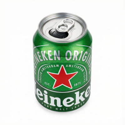 BIERE EN CANETTE HEINEKEN 50 cl - Dessus