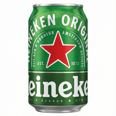BIERE EN CANETTE HEINEKEN 50 cl - Face