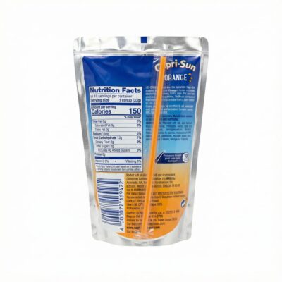 CAPRI SUN ORANGE 200 ML - Arrière