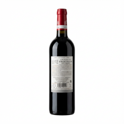 CHATEAU TROUPIAN HAUT MEDOC 75 cl - Arrière