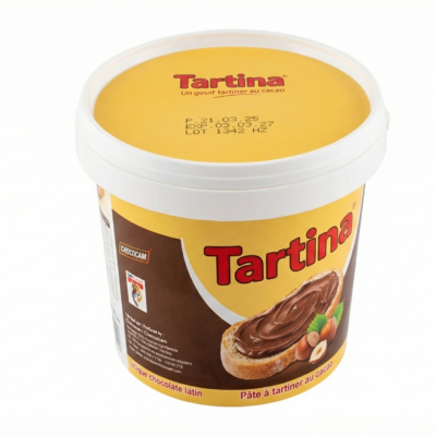 CHOCOLAT TARTINA 800 G - Dessus
