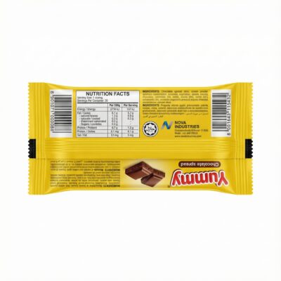 CHOCOLAT YUMMY 14G 72 - Arrière