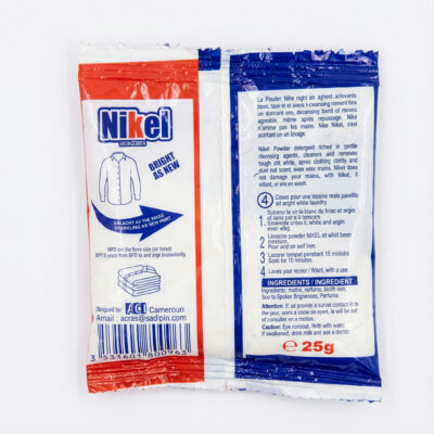 DETERGENT NIKEL 25G - Arrière