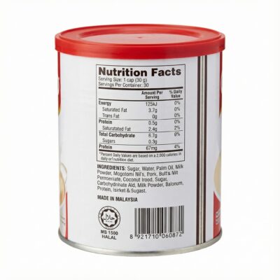 LAIT CONCENTRE BROLI 1 kg - Arrière