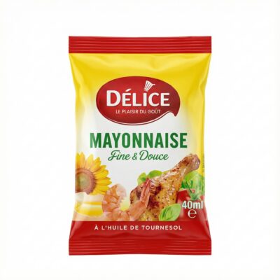 MAYONNAISE DELICE 40G SACHET - Face