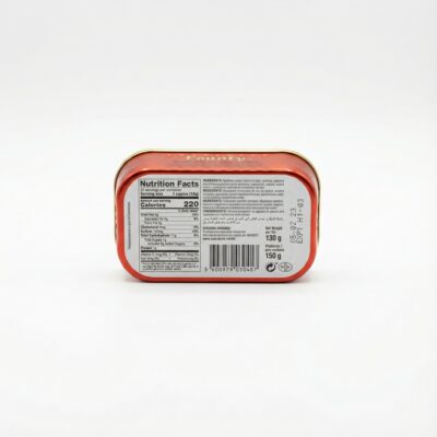 SARDINE FOUNTY NON PIMENTEE 125G - Arrière