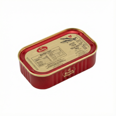 SARDINE ROMA NON PIMENTE 125G - Arrière