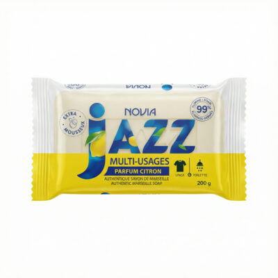 SAVON JAZZ MULTI-USAGE AU CITRON 200G - Dessus