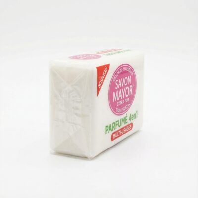 SAVON MAYOR BLANC PARFUME 350 G - Latérale