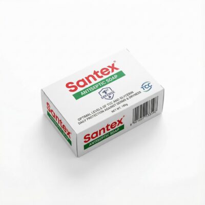 SAVON SANTEX ROUGE 200 g - Dessus