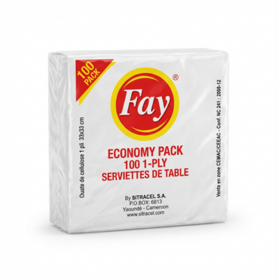 SERVIETTE DE TABLE FAY 100 - Face