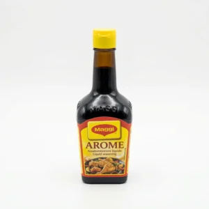 Bouteille arôme Maggi 300g étiquette jaune et rouge classique