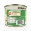 Vue latérale conserve champignon Rojet 425ml format pratique