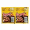 CHOCOLAT YUMMY 30G 36 en sachets individuels, vue arrière sur emballage jaune et marron avec informations nutritionnelles.