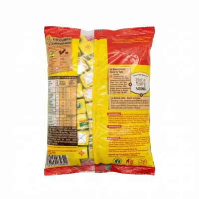 Étiquette arrière boîte cube Maggi 400g ingrédients et infos