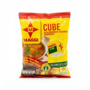 CUBE MAGGI 400g - vue face Boîte cube Maggi 400g vue de face emballage jaune rouge