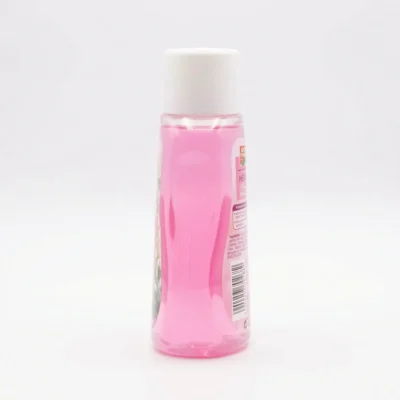 Vue latérale du flacon Fleur Blanche BF avec étiquette florale.