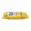 Vue de latérale du sachet jaune du DETERGENT OZIL ULTRA POWER 25G, montrant ses inscriptions en bleu et rouge sur fond blanc.