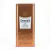 Vue de face de la boîte rectangulaire en métal cuivré du whisky DEWAR'S SPECIAL RESERVE BLENDED 75CL.