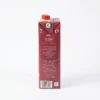 Étiquette arrière Elvino rouge mentions et code-barres
