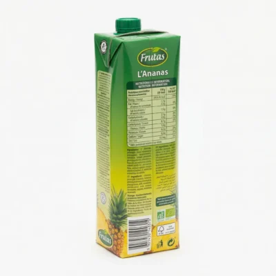 Brique Frutas ananas vue arrière infos nutritionnelles
