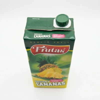 Bouchon Frutas ananas vu du dessus prêt à ouvrir