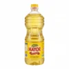 Bouteille huile Mayor 1L étiquette jaune dorée transparente