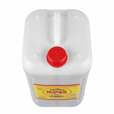 Vue dessus bouchon sécurité bidon Mayor 20L professionnel