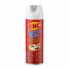 Aérosol insecticide BNC 400ml debout devant fond clair.
