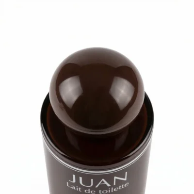 Vue de dessus du flacon Juan Elixir avec bouchon refermable.