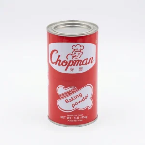 Vue de face du sachet sous vide doré de levure boulangère Chopman 454g, format brique compact pour la cuisine.