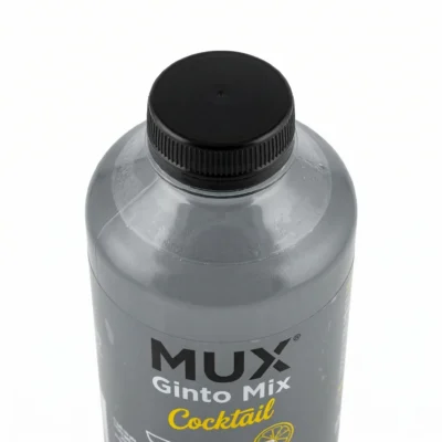 Vue dessus bouchon Mux Ginto Mix scellé prêt boire