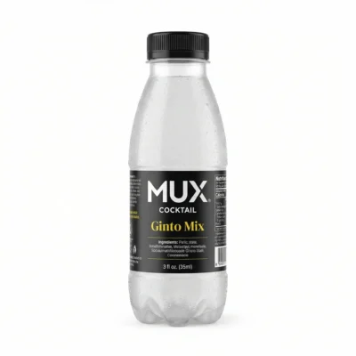 Bouteille Mux Ginto Mix 50CL vue face design moderne