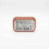 Vue arrière de la conserve rouge de SARDINE FOUNTY NON PIMENTEE 125G, montrant les informations nutritionnelles.