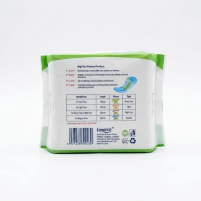 Verso du paquet Magnetic avec mentions et code-barres.