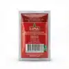 Vue arrière du sachet de TOMATE EN SACHET LUNA 70G, emballage rectangulaire rouge et argenté affichant les ingrédients.