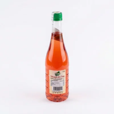 Étiquette arrière vinaigre cidre Flora ingrédients valeurs nutritionnelles